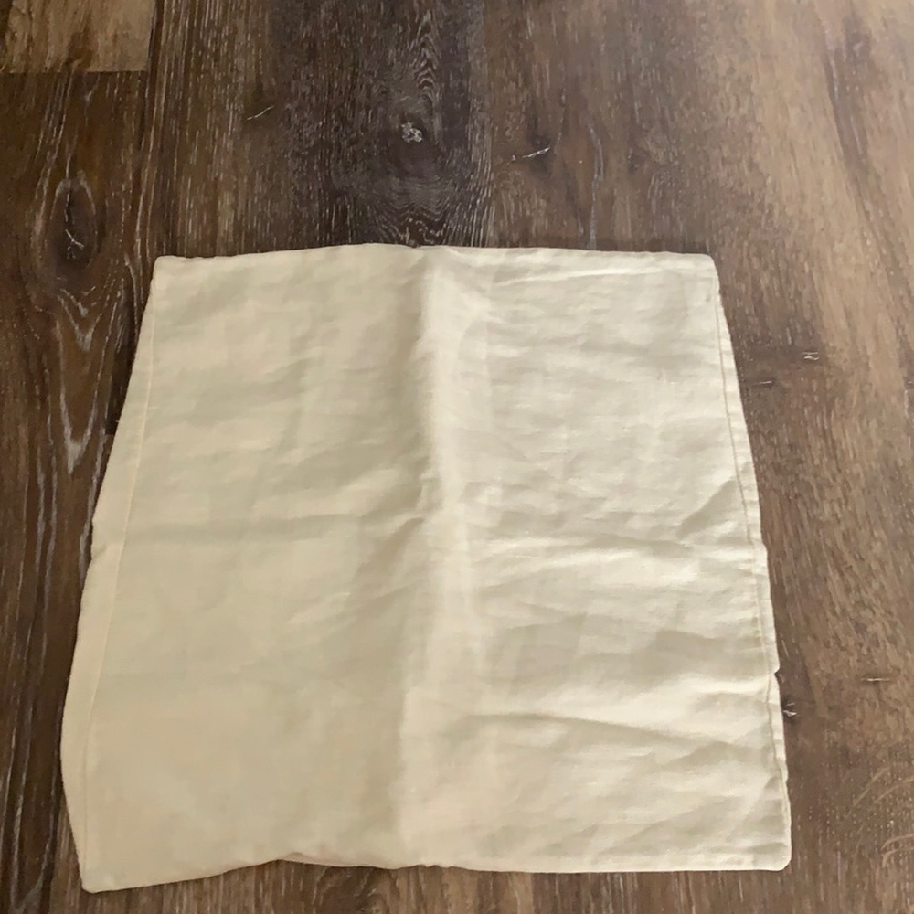 16 x 16 linen pillow cover